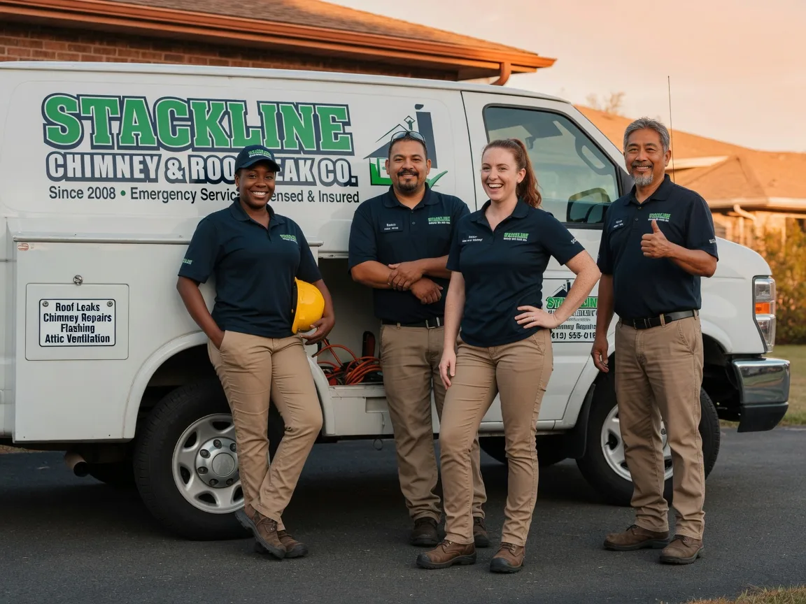 Chimney flashing repair company in Tappen, ND